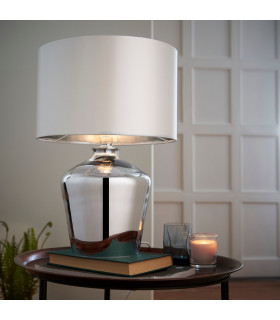 Waldorf Table Lamp Chrome Glass-1
