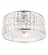 Belfont 3 Light Bathroom Flush Ceiling Light Chrome