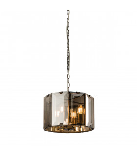Clooney 4 Light Ceiling Pendant Slate Grey Gloss Paint