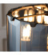 Clooney 4 Light Ceiling Pendant Slate Grey Gloss Paint-4