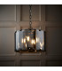 Clooney 4 Light Ceiling Pendant Slate Grey Gloss Paint-5