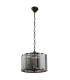 Clooney 4 Light Ceiling Pendant Slate Grey Gloss Paint, Smoke Cut Glass, E14