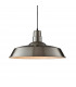 Moore 1 Light Dome Ceiling Pendant Gloss Nickel Plate