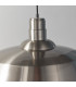 Moore 1 Light Dome Ceiling Pendant Gloss Nickel Plate-3
