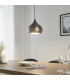 Brosnan 1 Light Dome Ceiling Pendant Matt Nickel-1