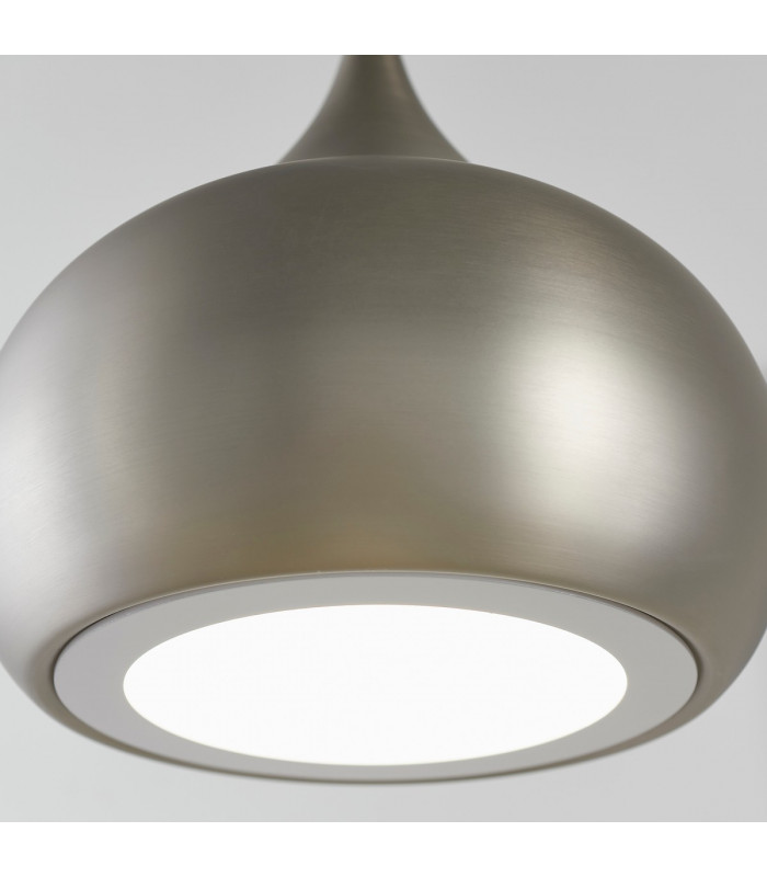 Brosnan 1 Light Dome Ceiling Pendant Matt Nickel-4
