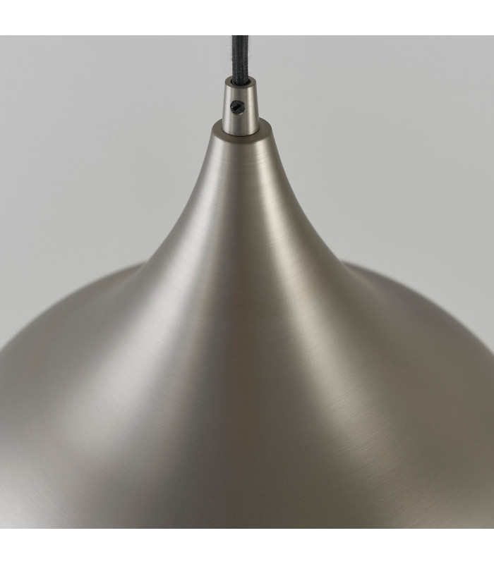 Brosnan 1 Light Dome Ceiling Pendant Matt Nickel-6