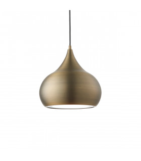 Brosnan 1 Light Dome Ceiling Pendant Matt Antique Brass