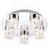 Imperial 5 Light Bathroom Flush Ceiling Light Chrome