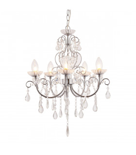 Tabitha 5 Light Bathroom Ceiling Pendant Light Chrome