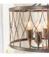 Heston 5 Light Cylindrical Ceiling Pendant Matt Black-3