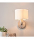 Daley 1 Light Indoor Wall Light Matt Nickel Plate-1
