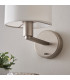 Daley 1 Light Indoor Wall Light Matt Nickel Plate-4