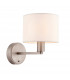 Daley 1 Light Indoor Wall Light Matt Nickel Plate-5