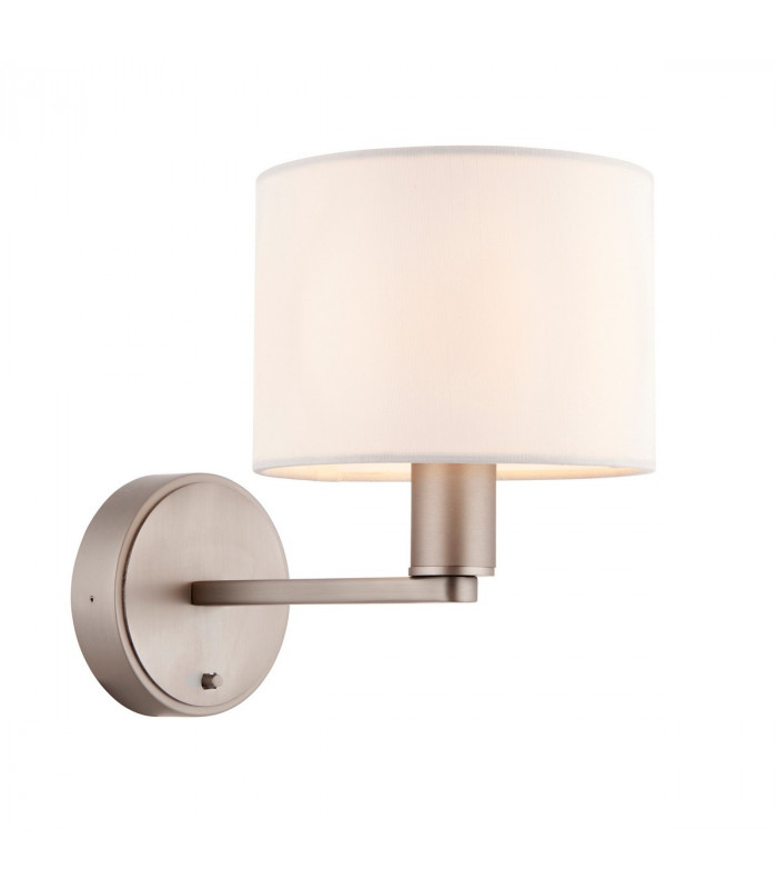 Daley 1 Light Indoor Wall Light Matt Nickel Plate-5