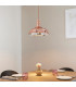 Jackman 1 Light Dome Ceiling Pendant Copper Plated Glass-1