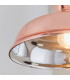 Jackman 1 Light Dome Ceiling Pendant Copper Plated Glass-3