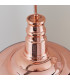 Jackman 1 Light Dome Ceiling Pendant Copper Plated Glass-6