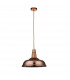 Jackman 1 Light Dome Ceiling Pendant Copper Plated Glass, E27