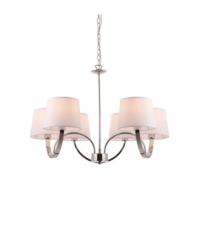 Macy 6 Light Multi Arm Ceiling Pendant Chrome