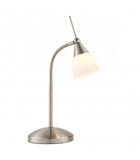 Range Table Lamp Satin Chrome