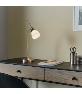 Range Table Lamp Satin Chrome-1