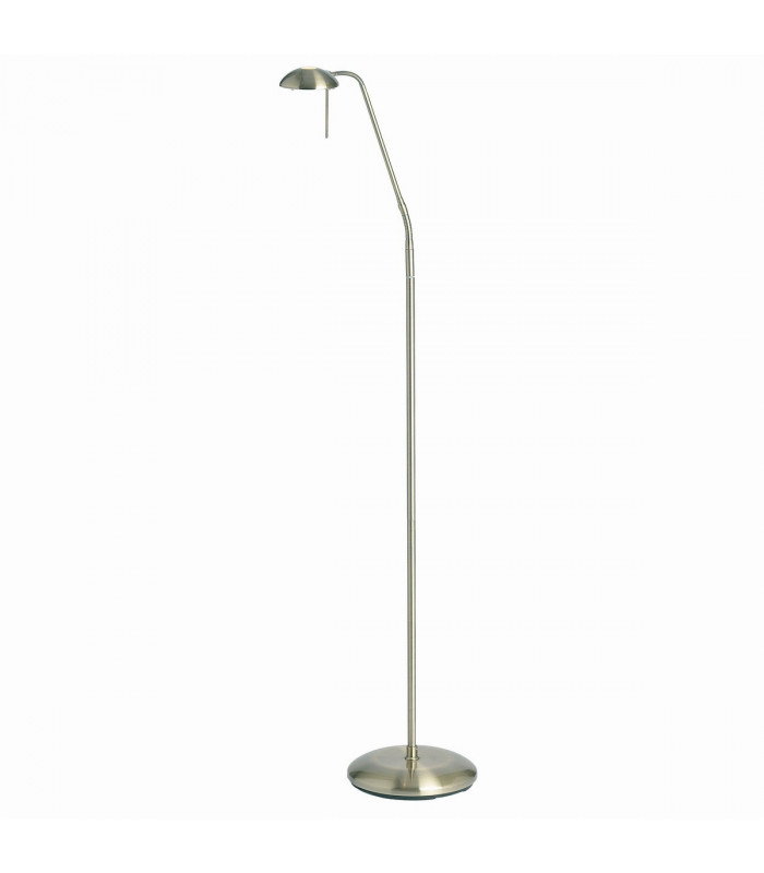 Hackney Floor Lamp Antique Brass