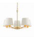 Harvey 5 Light Multi Arm Ceiling Pendant Satin Brushed Gold