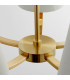 Harvey 5 Light Multi Arm Ceiling Pendant Satin Brushed Gold-5