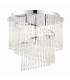 Camille 4 Light Spiral Flush Ceiling Light Chrome