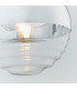 Paloma 1 Light Globe Ceiling Pendant Clear Ribbed Glass-5