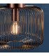 Nicola 1 Light Ceiling Wire Pendant Antique Copper-4