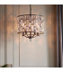 Belle 5 Light Ceiling Pendant Dark Bronze-1
