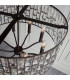 Belle 8 Light Ceiling Pendant Dark Bronze-3