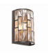 Belle 1 Light Indoor Wall Light Dark Bronze