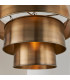 Morad 1 Light Cylindrical Ceiling Pendant Antique Brass-3