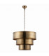 Morad 1 Light Cylindrical Ceiling Pendant Antique Brass, E27