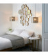 Secret Garden Floral Leaves Cylindrical Ceiling Pendant Light Antique Brass-4