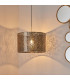 Secret Garden Floral Leaves Cylindrical Ceiling Pendant Light Antique Brass-2