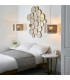 Secret Garden Floral Leaves Cylindrical Ceiling Pendant Light Antique Brass-5