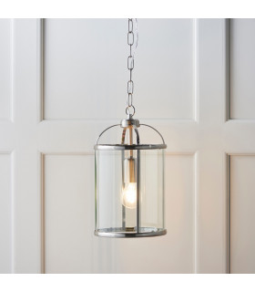 Lambeth 1 Light Ceiling Pendant Clear Glass-1