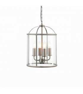 Lambeth 4 Light Ceiling Pendant Clear Glass