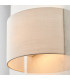 Obi 1 Light Up & Down Wall Light Vintage White Linen-1