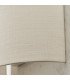Obi 1 Light Up & Down Wall Light Vintage White Linen-2