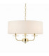 Nixon 3 Light Multi Arm Ceiling Pendant Brass