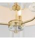 Nixon 3 Light Multi Arm Ceiling Pendant Brass-6