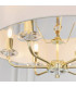 Nixon 6 Light Multi Arm Ceiling Pendant Brass-3