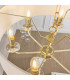 Nixon 6 Light Multi Arm Ceiling Pendant Brass-4