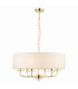 Nixon 6 Light Multi Arm Ceiling Pendant Brass, E14