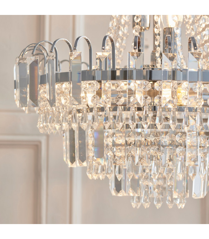 Amadis 6 Light Ceiling Pendant Chrome-2